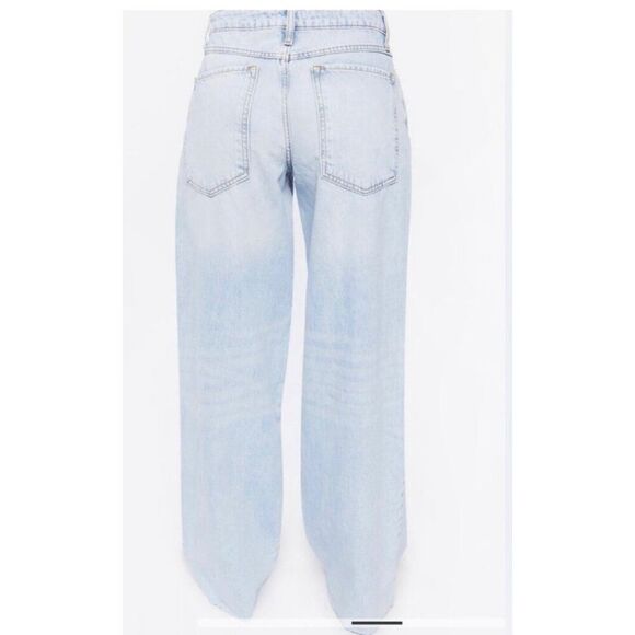 NWT Forever 21 High Rise Loose Fit Wide Leg Jeans Size 29 - Picture 13 of 16